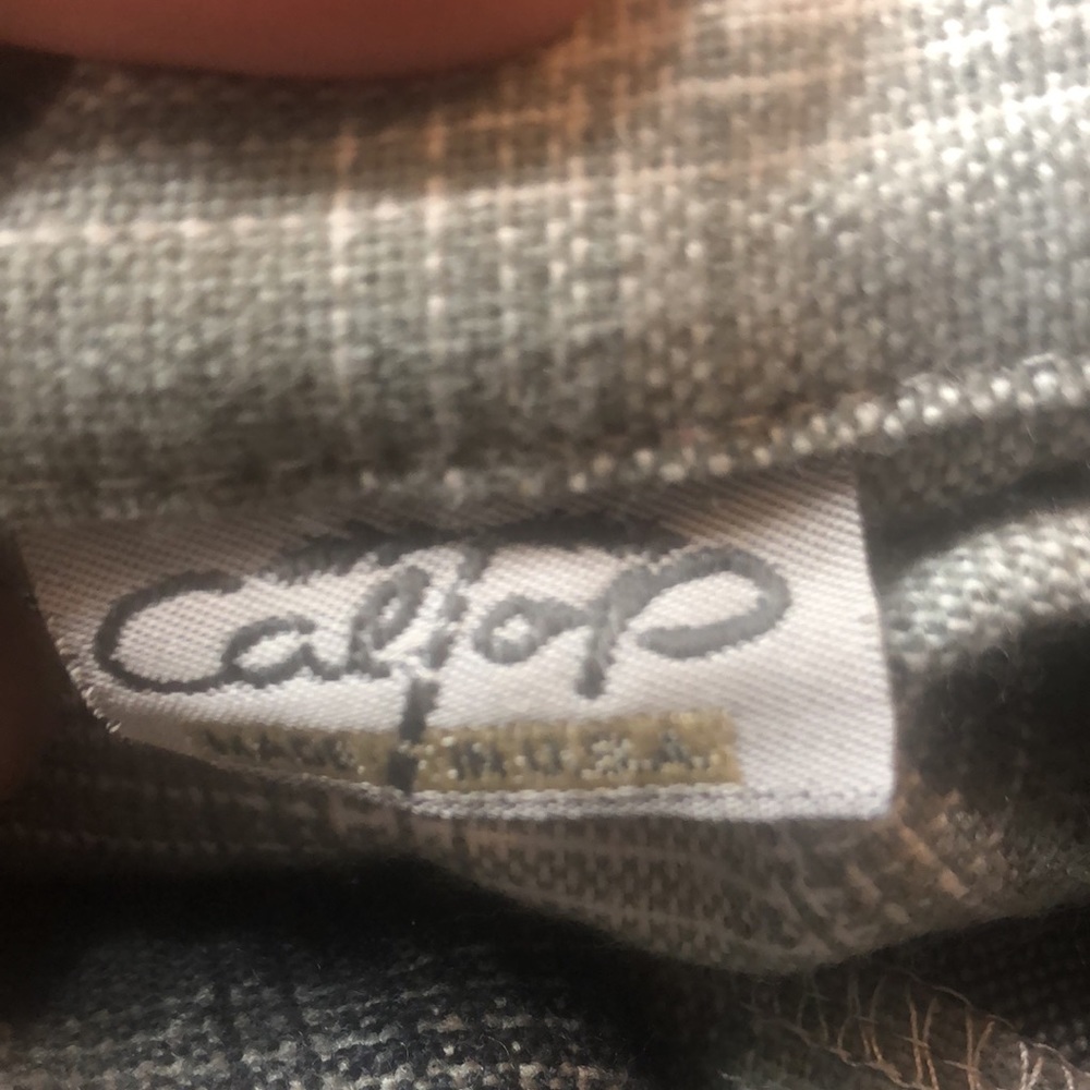 Caltop Men’s Flannel Shirt Large - Picture 7 of 7